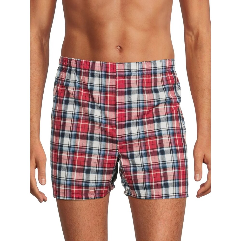 NWT Gildan Men’s  M, L, 2XL Classic Boxers 3-Pack – Soft Cotton Blend Underwear - Picture 3 of 4